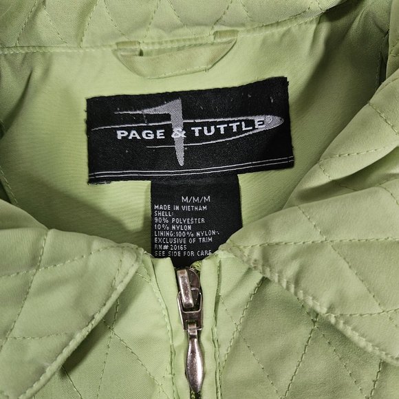 Pampered Chef Green Quilted Logo Jacket for Consultants Women's Size M Medium - Picture 2 of 9
